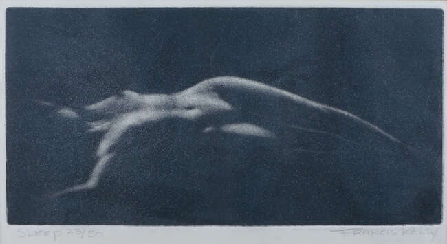 
	
		Francis Kelly, 
		American 1927-2012- 
		 
		Sleep; 
		 
		mezzotint, signed,...