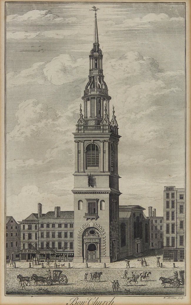 To Be Sold with No Reserve: After William Henry Toms, British 1700-1755, Bow Church; 
