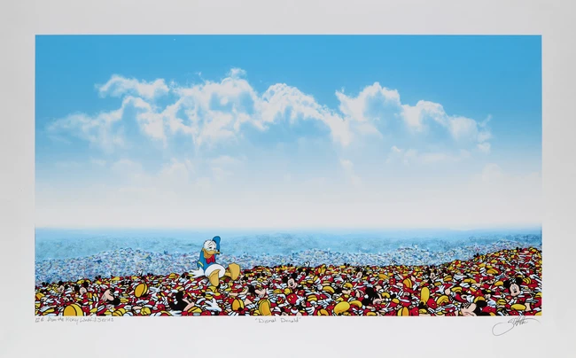 To Be Sold with No Reserve: Jeff Gillette, American b.1959- Dismal Donald, 2016; digital print...