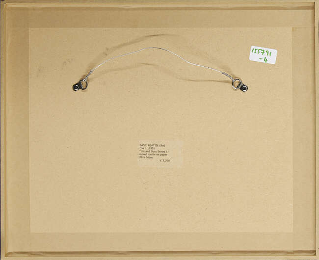 
	
		Basil Beattie RA, 
		British b.1935- 
		 
		Ins and Outs Series 1; 
		 
		mixed...