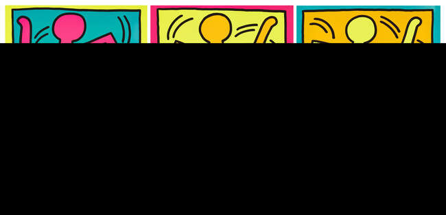 
	
		Keith Haring,
		American 1958-1990-
		 
		Montreux Jazz Festival Poster (Pink,...