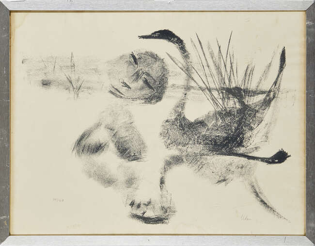 
	
		Sir Sydney Nolan OM AC CBE, 
		Australian 1917-1992- 
		 
		Number 2, The Leda Suite,...