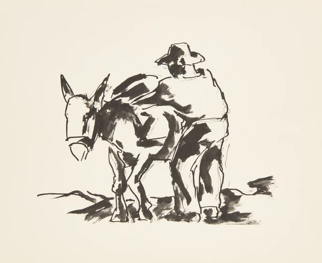 To Be Sold with No Reserve: Josef Herman OBE RA, British/Polish 1911-2000, 'Drawings' print...