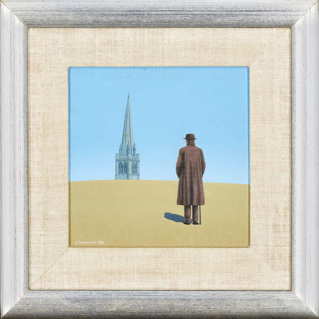 
	
		David Cheepen, 
		British 1946-2016 - 
		 
		The Mirage, 1983; 
		 
		acrylic on...