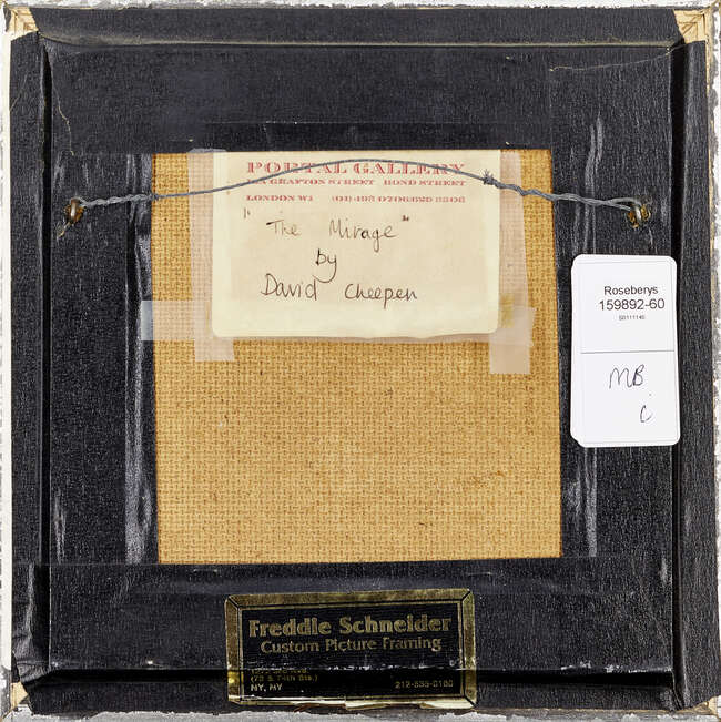 
	
		David Cheepen, 
		British 1946-2016 - 
		 
		The Mirage, 1983; 
		 
		acrylic on...