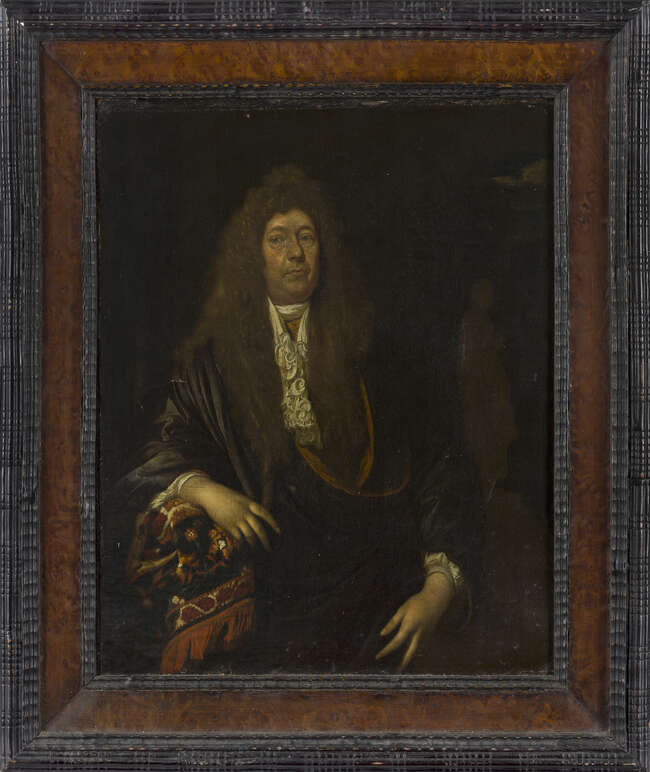 
	
		Adriaen van der Werff, 
		Dutch 1659-1722- 
		Portrait of Adriaen Paets, half-length,...