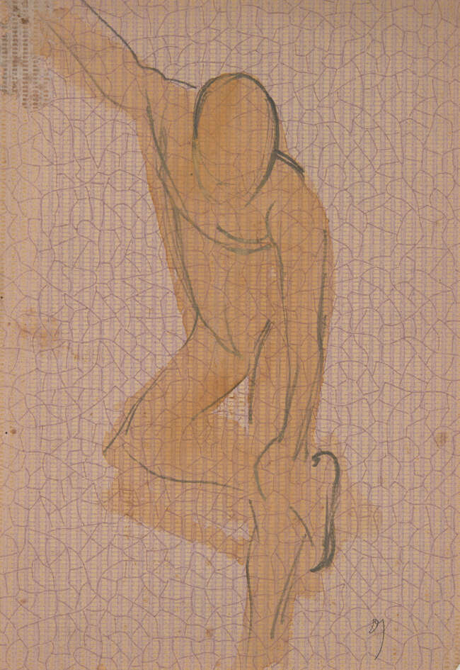 
	
		Pavel Massokovsky, 
		Russian 1902-1970- 
		Nude studies, 1929; 
		
		five, watercolour...