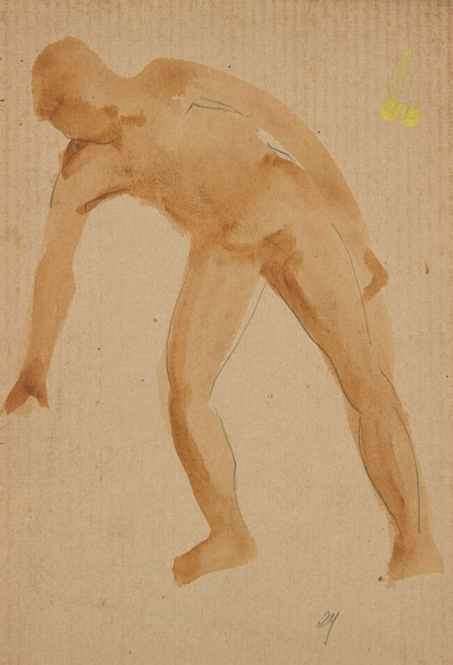 
	
		Pavel Massokovsky, 
		Russian 1902-1970- 
		Nude studies, 1929; 
		
		five, watercolour...