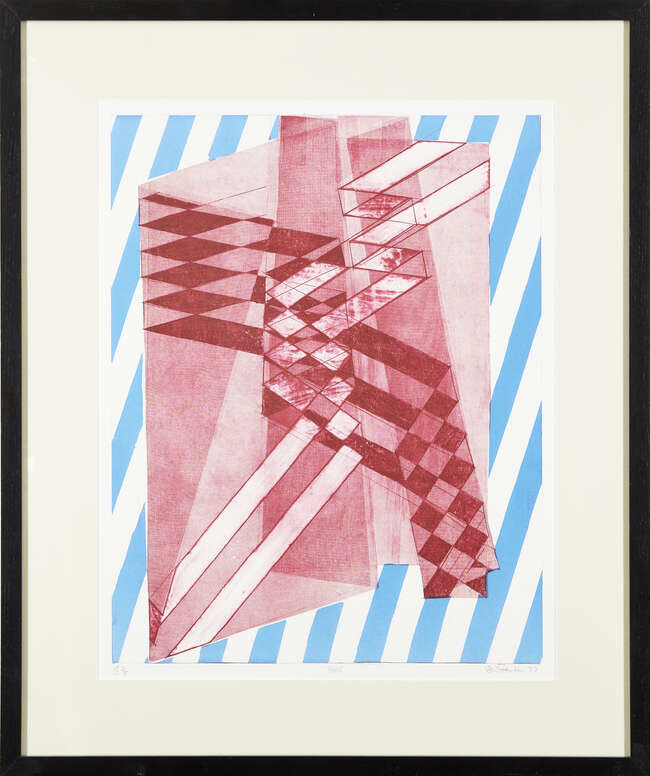 
	
		Stanley William Hayter CBE, 
		British 1901-1988-
		 
		Fold [Black & Moorhead 392],...