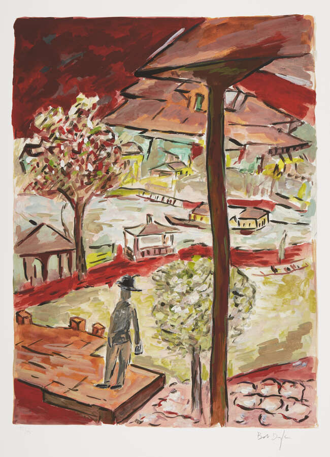 
	
		Bob Dylan,
		American b.1941-
		 
		Fisherman, 2010;
		 
		giclée in colours on...