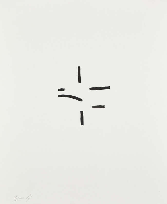 
	
		Brian Blow, 
		British 1931-2009- 
		 
		Untitled (3 works); 
		 
		three linocuts...