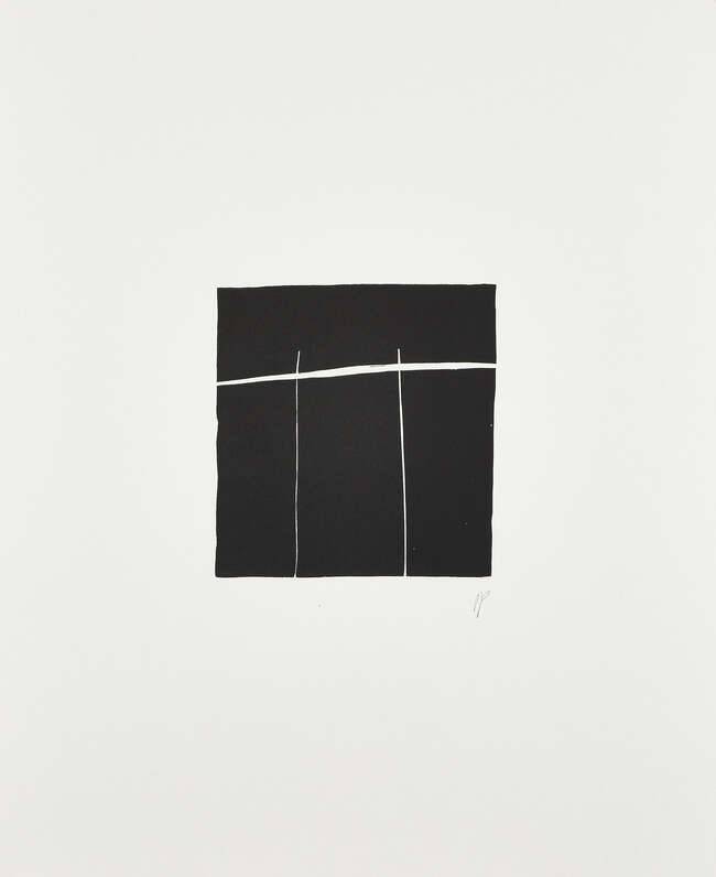 
	
		Brian Blow, 
		British 1931-2009- 
		 
		Untitled (3 works); 
		 
		three linocuts...