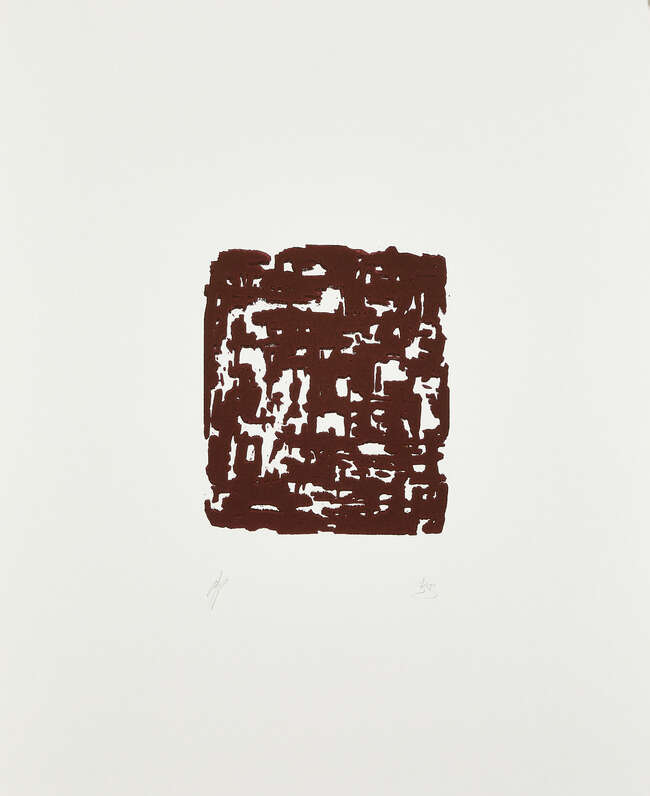 
	
		Brian Blow, 
		British 1931-2009- 
		 
		Untitled (3 works); 
		 
		three linocuts...