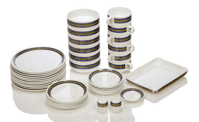 
	
		Royal Doulton (British), a group of Concorde crockery  
		 
		c.1975, all items with...
