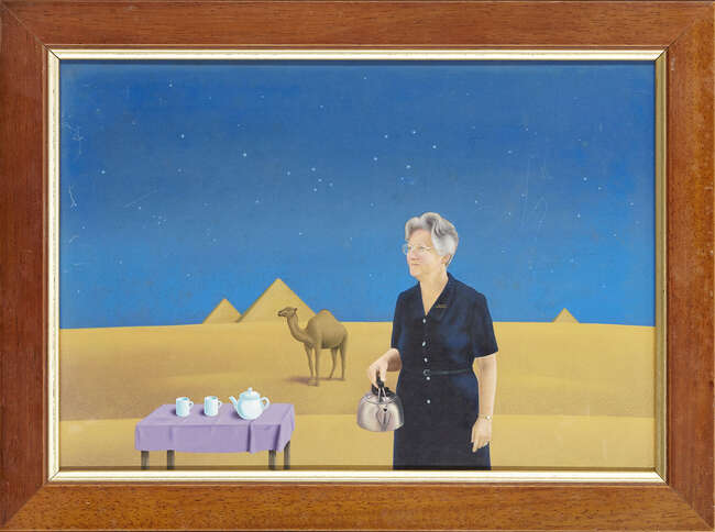 
	
		David Cheepen, 
		British 1946-2016 - 
		 
		Aquarius, the Artists Mother, 1988;...