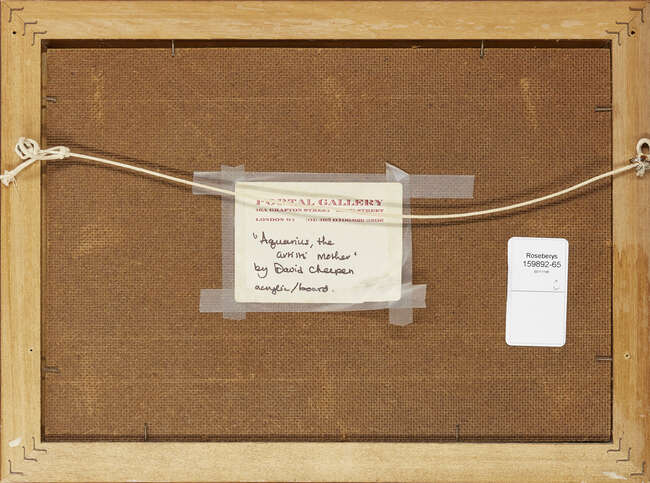 
	
		David Cheepen, 
		British 1946-2016 - 
		 
		Aquarius, the Artists Mother, 1988;...