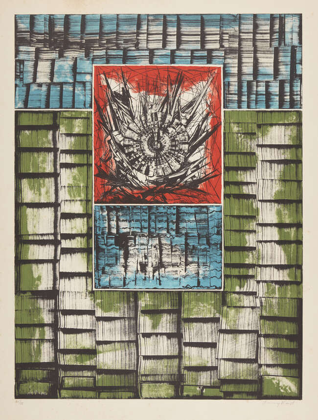 
	
		Jimmy Ernst,
		American/German 1920-1984-
		 
		Terra Incognita 2, c. 