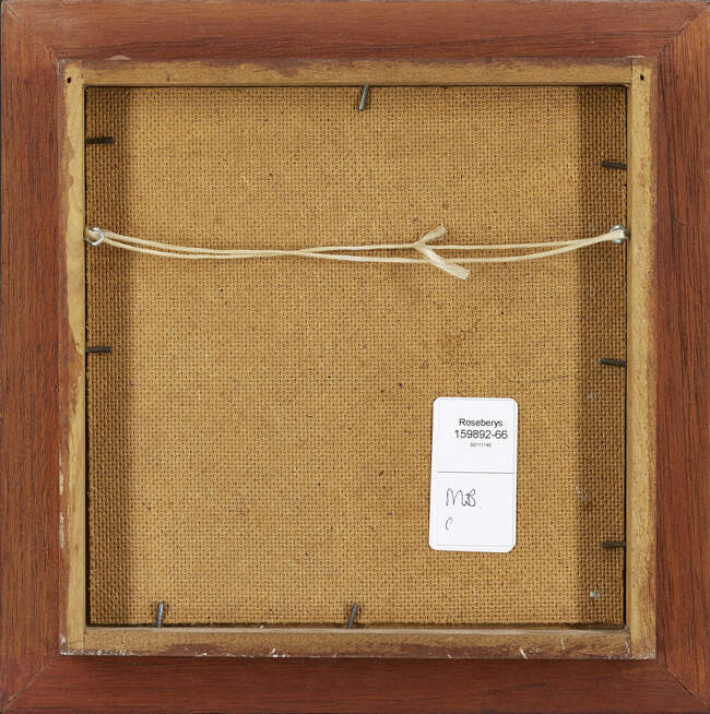 
	
		David Cheepen, 
		British 1946-2016 - 
		 
		Man with lawn mower, 1994; 
		 
		acrylic...