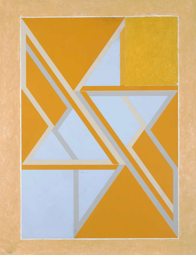 
	
		David Leverett, 
		British 1938-2020 - 
		 
		Untitled, c.1960s; 
		 
		acrylic on...