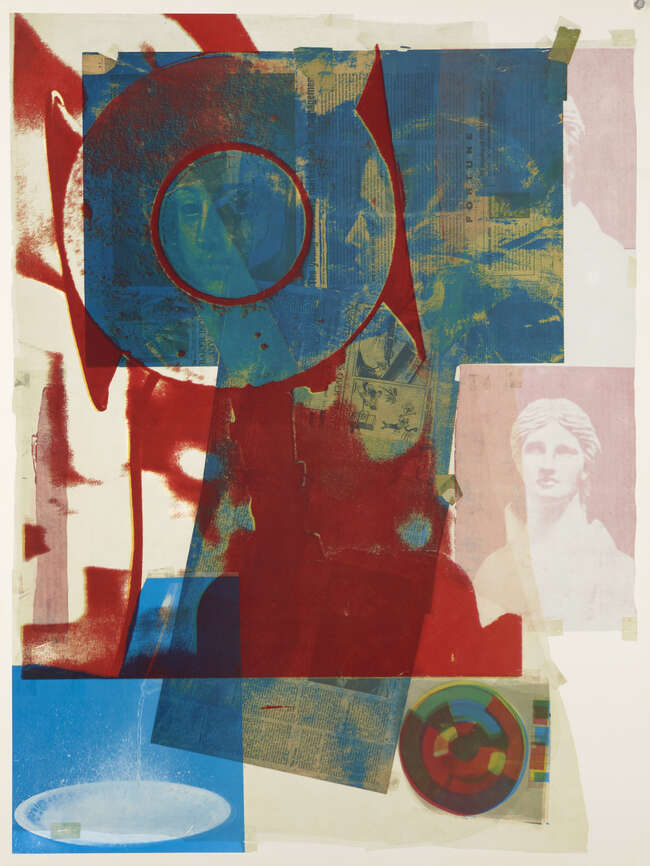 Robert Rauschenberg, American 1925-2008, Quarry Local One, 1968; offset lithographic poster in...