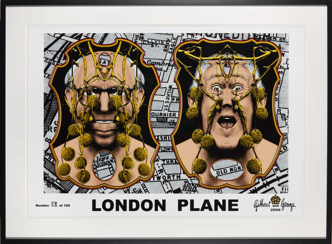 
	
		Gilbert and George,
		British b.1943 & 1942-
		 
		London Plane, 2006;
		 
		digital...