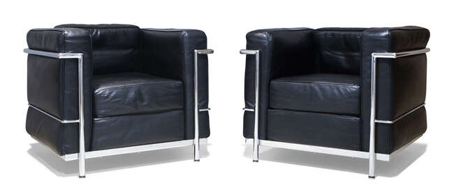 
	
		Le Corbusier, Pierre Jeanneret, and Charlotte Perriand for Conran, 
		 
		Pair of...