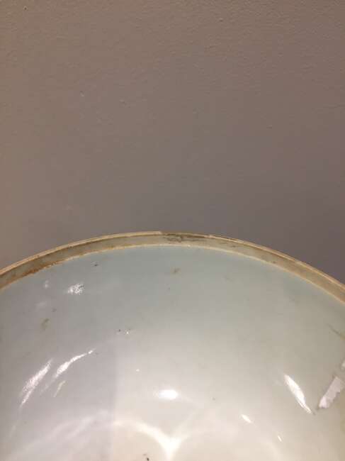 
	
		A Chinese porcelain bowl, Wanli period, painted in underglaze blue with a scholar seated...