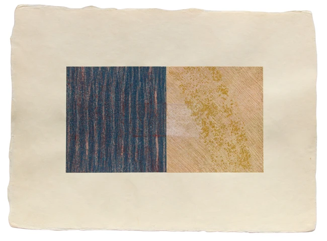 Rebecca Salter, British, b.1955
Sand Arc I, Sand Arc II, 1995;
Two screenrpints on wove, both...