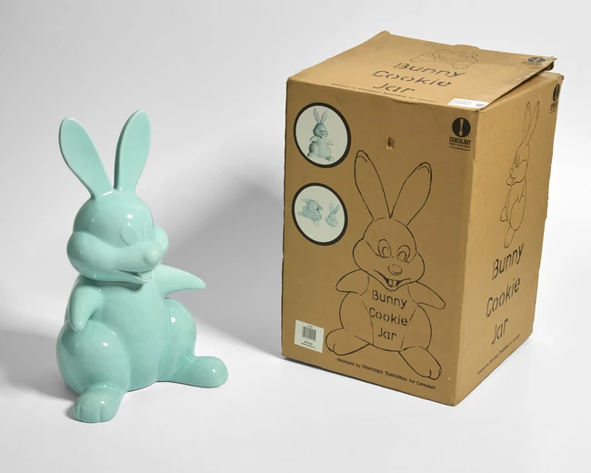 Momoyo Torimotsu, Japanese b.1967- Bunnie Cookie Jar; ceramic piece designed by the artist...