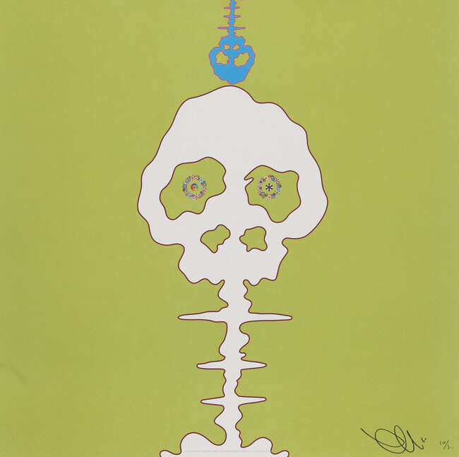 
	
		Takashi Murakami, 
		Japanese b.1962- 
		 
		Time Bokan- black, Time Bokan- green,...