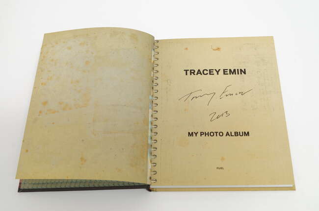 
	
		Tracey Emin CBE RA,
		British b.1963-
		 
		My Photo Album, 2013; 
		book, signed and...