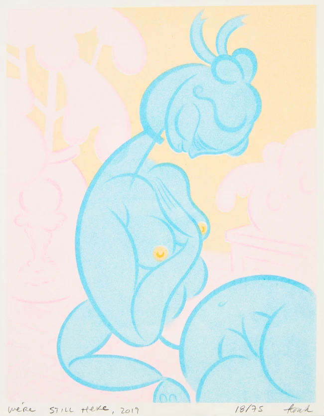 To Be Sold with No Reserve:Koak, American b.1981- I'm Still Here; We're Still Here; set of two...