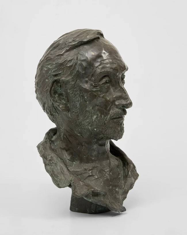 Eleanor Boorman, British b.1972 - Bust of Charles Dance; bronze, signed on the reverse, H39 x...