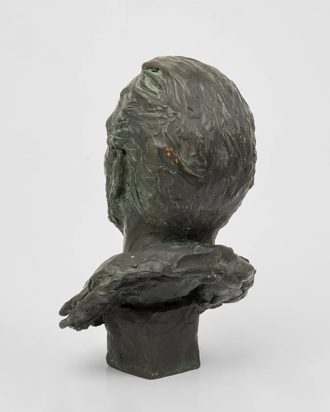 Eleanor Boorman, British b.1972 - Bust of Charles Dance; bronze, signed on the reverse, H39 x...