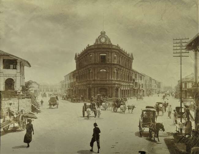 
	
		G. R. LAMBERT & CO., twelve albumen prints, views of Singapore, Malay Lady, China Street,...