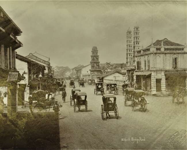 
	
		G. R. LAMBERT & CO., twelve albumen prints, views of Singapore, Malay Lady, China Street,...