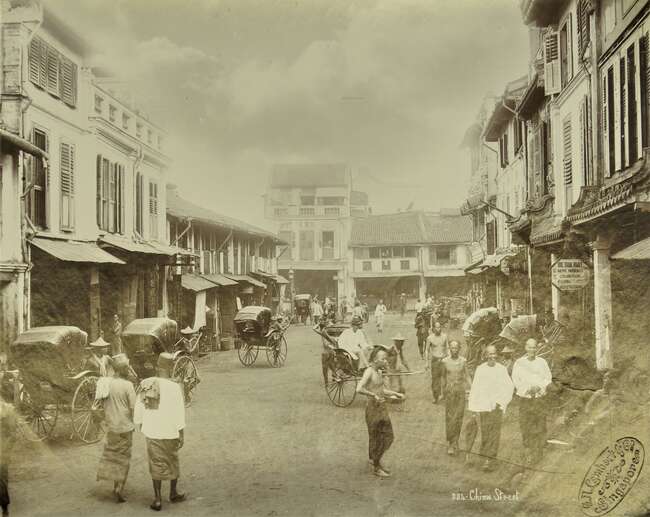 
	
		G. R. LAMBERT & CO., twelve albumen prints, views of Singapore, Malay Lady, China Street,...