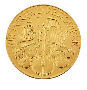 
	
		An Austrian gold 2000 Schillings, 1989

	

