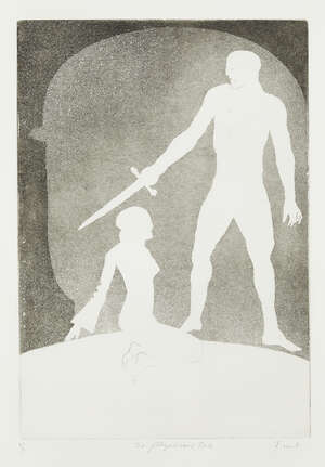 
	
		Dame Elisabeth Frink CH DBE RA, 
		British 1930-1993- 
		 
		The Physician's Tale...