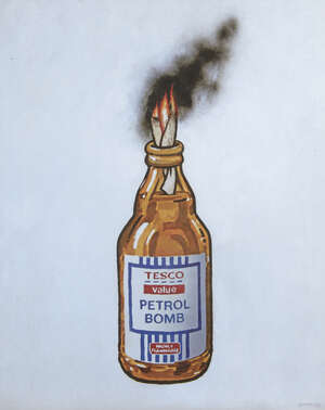 
	
		Banksy,
		British b.1974-
		 
		Tesco Value Petrol Bomb, 2011;
		 
		offset lithograph...