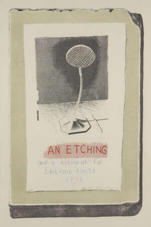 
	
		David Hockney OM CH RA, 
		British b.1937- 
		An Etching and a Lithograph for Editions...