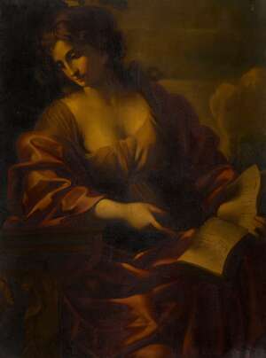 
	
		After Giovanni Francesco Romanelli, 
		 
		Italian 1610-1662- 
		 
		The Cumean...
