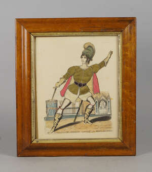 
	
		Two Theatrical pictures of Mr Wallack as Rollo and Mr Osbaldiston as Phoebus, Captain of...