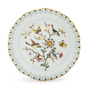 
	
		A Meissen porcelain cabinet plate, late 19th century, potentially with hausmalerei 