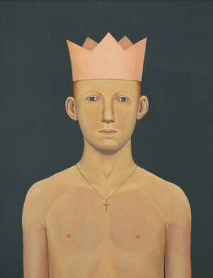 
	
		John Kirby, 
		British b.1949
		 
		A Growing Boy; 
		oil on panel, signed, titled...