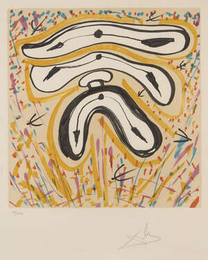 
	
		Salvador Dalí, 
		Spanish 1904-1989-
		 
		Senza Tempo [Prestel 1456], 1973;
		 
		