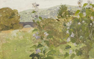 
	
		Margaret Green,
		British 1925-2003-
		 
		Marshmallow in Sussex;
		 
		oil on...