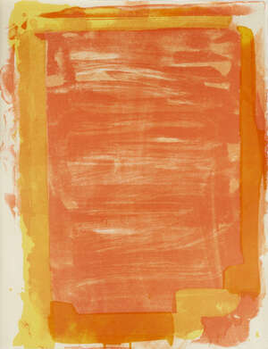 
	
		John Hoyland RA, 
		British 1934-2011- 
		 
		Untitled I, 1974; 
		 
		lithograph...