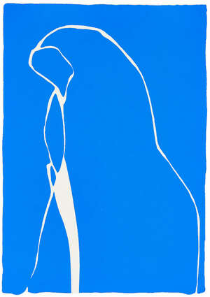 
	
		Gary Hume RA, 
		British b.1962- 
		 
		Blue Nun, 2016; 
		 
		screenprint in colours on...