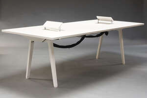 
	
		A 'Joyn' table for Vitra, of recent manufacture, the rectangular top with apertures...